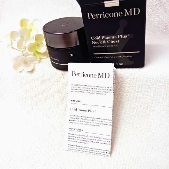 PERRICONE MD Cold Plasma+ Neck and Chest Broad Spectrum SPF 25. NEW 1oz. - Picture 5 of 13